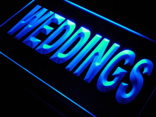 Weddings Services Shop Gift Neon Light Sign